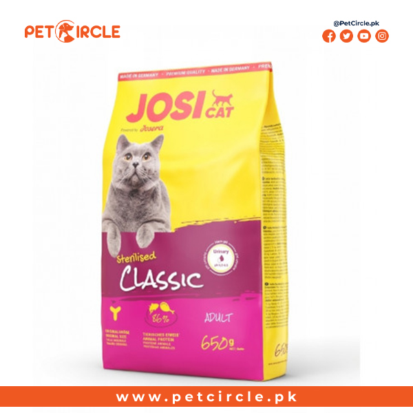 JOSI CAT STERILISED CLASSIC 650gm