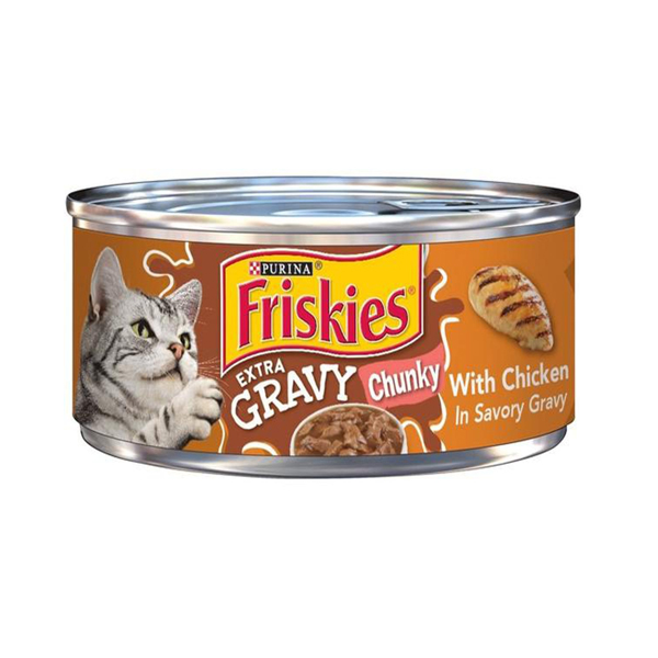 Friskies Extra Gravy Chunky Chicken In Savory Gravy 156G