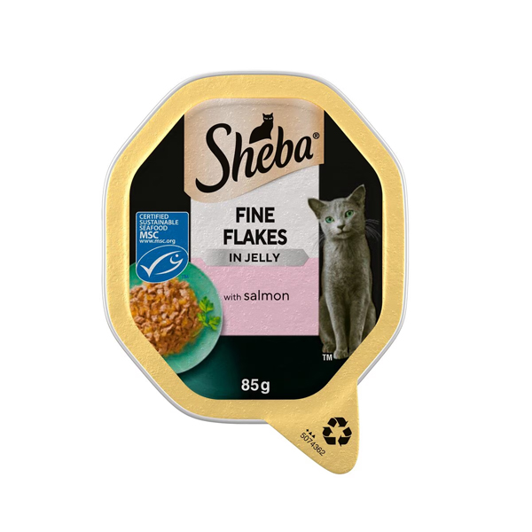 Sheba Fine Flakes With Salmon 85G