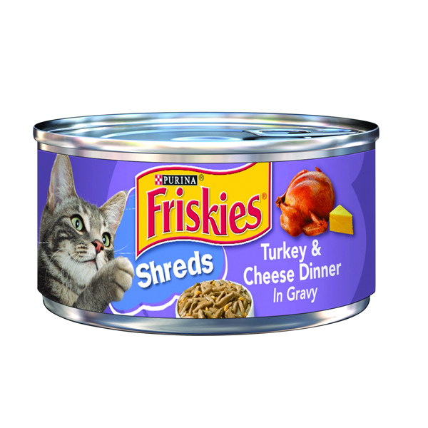 Friskies Shreds Turkey & Cheese Dinner 156G