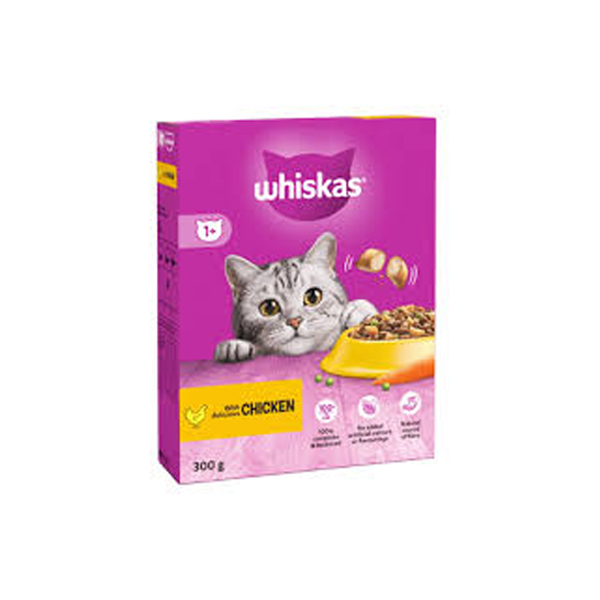 Whiskas 1+ Box Cat Food Chicken 300G