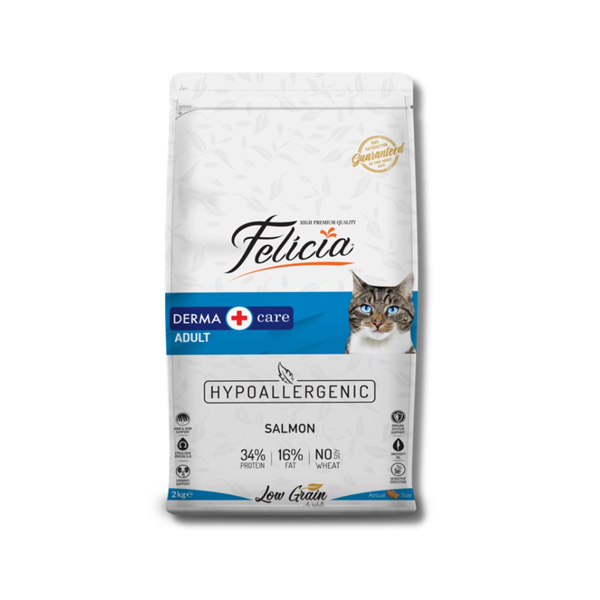 Felicia Cat Food Derma Care Hypoallergenic Salmon 2Kg