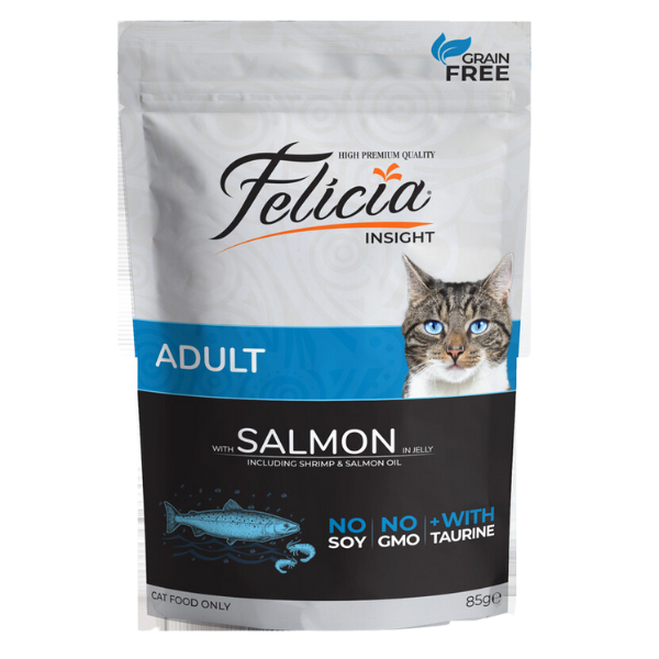 Felicia Cat Food Salmon In Jelly 85G