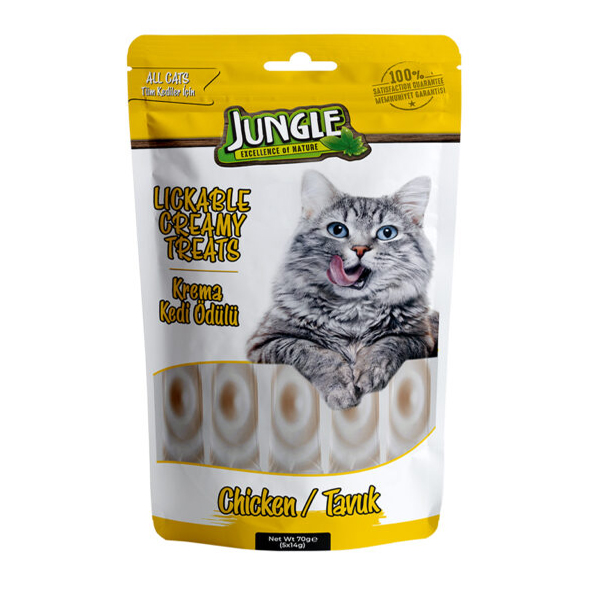 Jungle Creamy Treats For Cat Chicken 70G