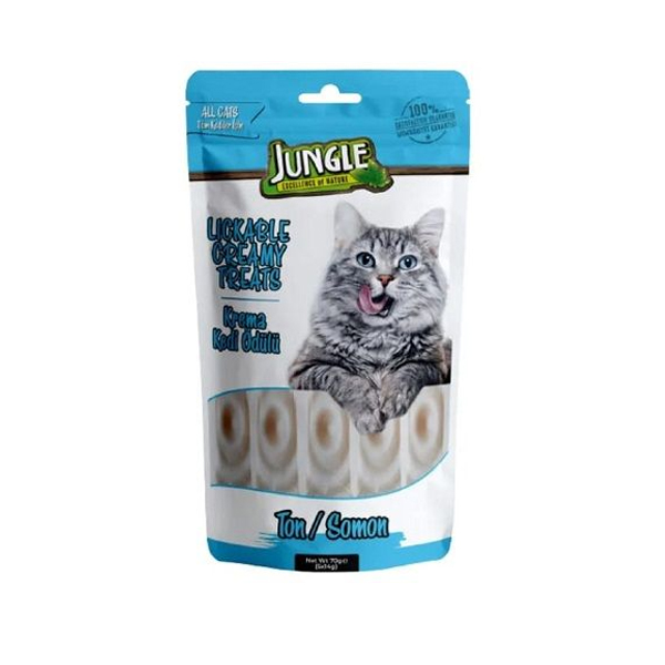 Jungle Creamy Treats For Cat Salmon 70G